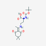 Structure of BOC-DAB(DDE)-OH