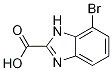 Structure of 4-bromo-1H-benzimidazole-2-carboxylic acid