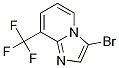 Structure of IMidazo[1,2-a]pyridine, 3-broMo-8-(trifluoroMethyl)-