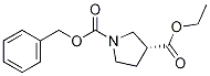 Structure of Ethyl (R)-N-Cbz-3-pyrrolidinecarboxylate