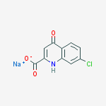 Structure of 7-Chlorokynurenic Acid Sodium Salt (7-Chloro-4-hydroxyquinoline-2-carbo-xylic Acid Sodium Salt)