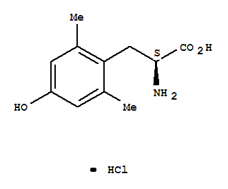 Structure of (S)-2,6-Dimethyltyrosine hydrochloride