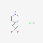 Structure of 2,2-difluoro-7-azaspiro[3.5]nonane