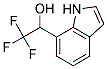 2,2,2-trifluoro-1-(1H-indol-7-yl)ethanol结构式