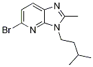 Structure of 5-bromo-3-isopentyl-2-methyl-3H-imidazo[4,5-b]pyridine