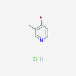 Structure of 4-Fluoro-3-picoline hydrochloride