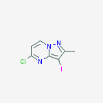 5-Chloro-3-iodo-2-methylpyrazolo[1,5-a]pyrimidine结构式