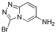 3-Bromo-[1,2,4]triazolo[4,3-a]pyridin-6-ylamine结构式