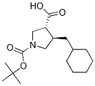 Structure of trans-1-(tert-butoxycarbonyl)-4-(cyclohexylMethyl)pyrrolidine-3-carboxylic acid