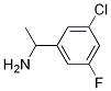 Structure of BenzeneMethanaMine, 3-chloro-5-fluoro-.alpha.-Methyl-