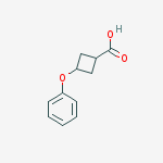 3-PHENOXYCYCLOBUTANECARBOXYLIC ACID结构式