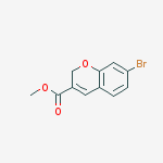 Structure of methyl 7-bromo-2H-chromene-3-carboxylate