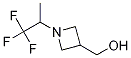 [1-(2,2,2-Trifluoro-1-methyl-ethyl)-azetidin-3-yl]-methanol结构式