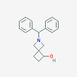 Structure of 2-Benzhydryl-2-azaspiro[3.3]heptan-5-ol