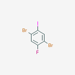 2,5-DIBROMO-4-FLUOROIODOBENZENE结构式