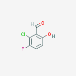 Structure of 2-chloro-3-fluoro-6-hydroxybenzaldehyde