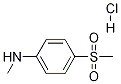 Structure of N-Methyl-4-(Methylsulfonyl)aniline hydrochloride