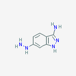 Structure of 1H-Indazole-3-carboxylic acid, 4-chloro-, 1-methylethyl ester
