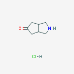Structure of Cyclopenta[c]pyrrol-5(1H)-one, hexahydro-, hydrochloride (1:1)