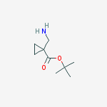 Structure of 1-Aminomethyl-cyclopropanecarboxylic acid tert-butyl ester