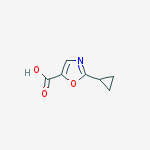Structure of 2-Cyclopropyl-oxazole-5-carboxylic acid