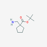 Structure of 1-Aminomethyl-cyclopentanecarboxylic acid tert-butyl ester
