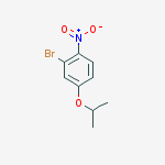 Structure of 2-Bromo-4-isopropoxy-1-nitro-benzene