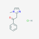 Structure of 2-(1-Methyl-1H-imidazol-2-yl)-1-phenyl-ethanone hydrochloride