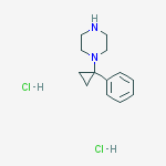 Structure of 1-(1-Phenyl-cyclopropyl)-piperazine dihydrochloride