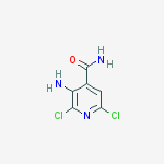 Structure of 4-PyridinecarboxaMide,3-aMino-2,6-dichloro