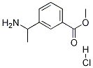 Structure of Benzoic acid, 3-(1-aMinoethyl)-, Methyl ester, hydrochloride