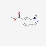 Structure of -Alanine, N-(1H-indazol-5-ylcarbonyl)-N-methyl-