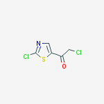 Chemical structure of 2-Chloro-1-(2-chloro-thiazol-5-yl)-ethanone