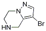 Structure of Pyrazolo[1,5-a]pyrazine, 3-broMo-4,5,6,7-tetrahydro-