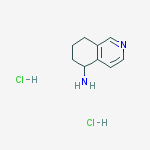 Structure of 5,6,7,8-Tetrahydroisoquinolin-5-amine dihydrochloride