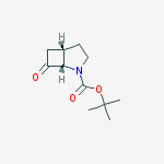 Structure of cis-7-Oxo-2-aza-bicyclo[3.2.0]heptane-2-carboxylic acid tert-butyl ester