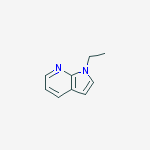 Structure of 1H-Pyrrolo[2,3-b]pyridine, 1-ethyl-