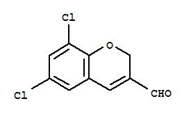 Structure of 6,8-DICHLORO-2H-CHROMENE-3-CARBALDEHYDE