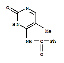 Structure of Benzamide, N-(2,3-dihydro-5-methyl-2-oxo-4-pyrimidinyl)-