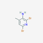 Structure of 3-Amino-2,6-dibromo-4-methylpyridine