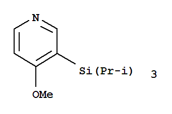 4-甲氧基-3-(三异丙基甲硅烷基)嘧啶结构式
