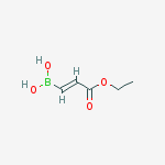 Structure of (E)-3-ETHOXY-3-OXOPROP-1-ENYLBORONIC ACID