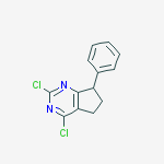 Structure of 2,4-dichloro-7-phenyl-6,7-dihydro-5h-cyclopenta[d]pyrimidine
