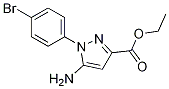 Structure of 5-Amino-1-(4-bromo-phenyl)-1H-pyrazole-3-carboxylic acid ethyl ester