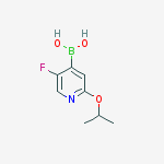 Structure of (5-FLUORO-2-ISOPROPOXYPYRIDIN-4-YL)BORONIC ACID