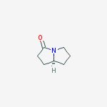 Structure of 3H-PYRROLIZIN-3-ONE,HEXAHYDRO-,(7AS)-