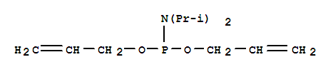 Structure of DIALLYL N,N-DIISOPROPYLPHOSPHORAMIDITE