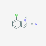 Structure of 7-chloro-1h-indole-2-carbonitrile
