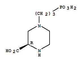 Chemical structure of (R)-CPP