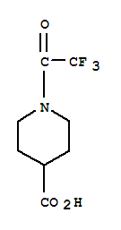 Structure of N-TRIFLUOROACETYL ISONIPECOTIC ACID